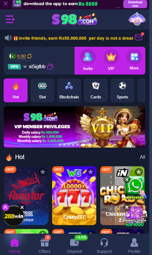 S98 Game 